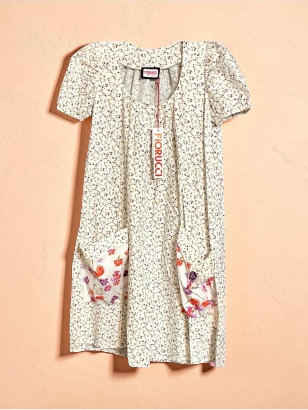 Fiorucci Floral Sheath Dress w/pockets